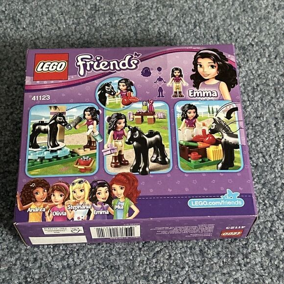 Brand New Sealed LEGO Friends 41123 Foal's Washing Station 77 pcs. RETIRED - Picture 2 of 2